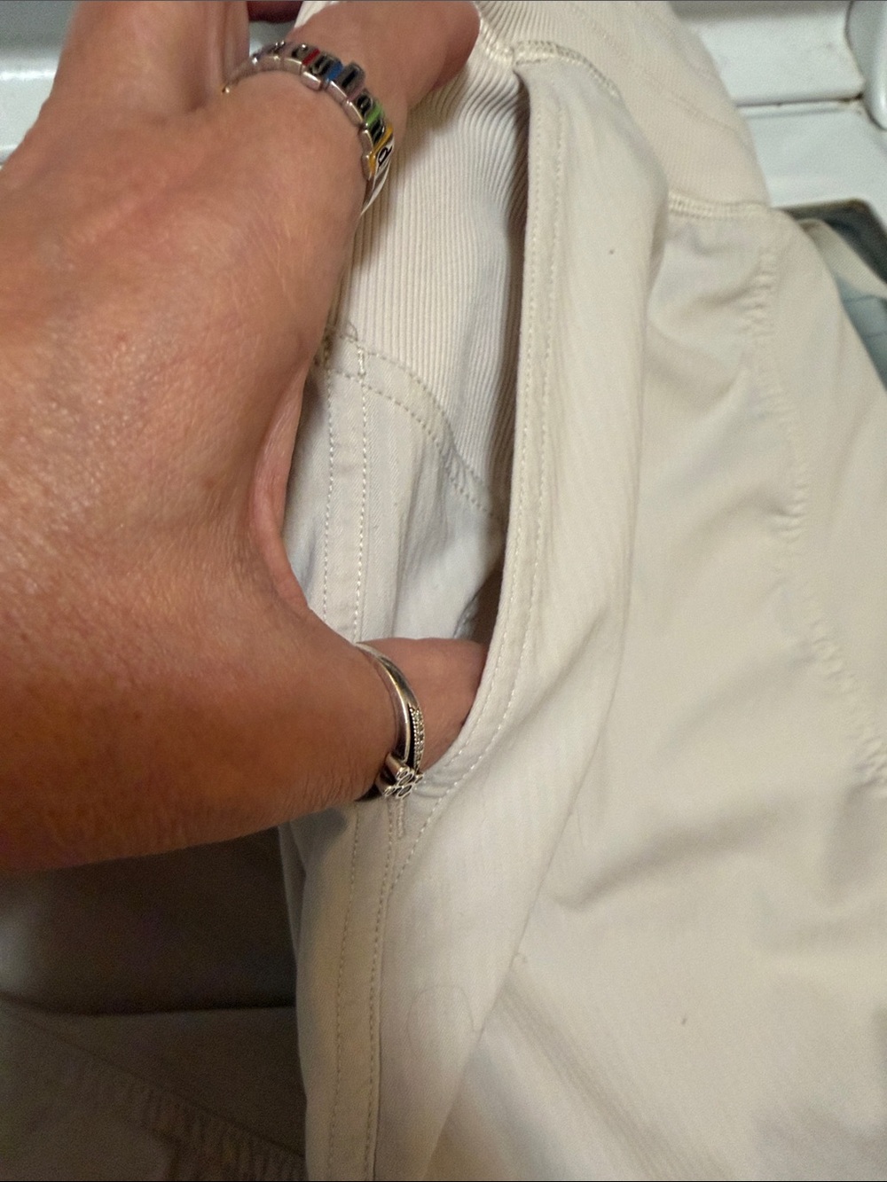 Lululemon Women's Dance Light Beige Drawstring Jogger Pants - Picture 10 of 10